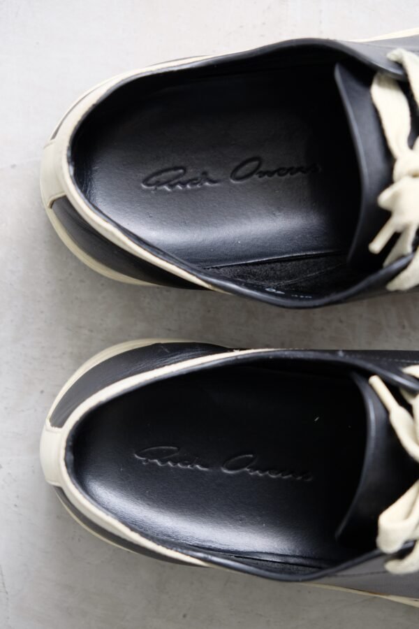 Rick Owens Hun Geotrasher Leather Sneakers - Hình ảnh 3