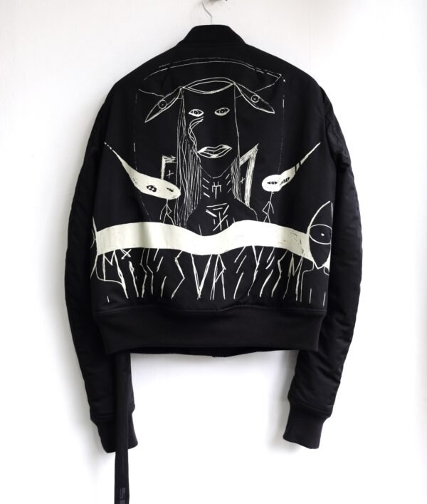 Rick Owens DRKSHDW Printed Bomber Jacket - Hình ảnh 2