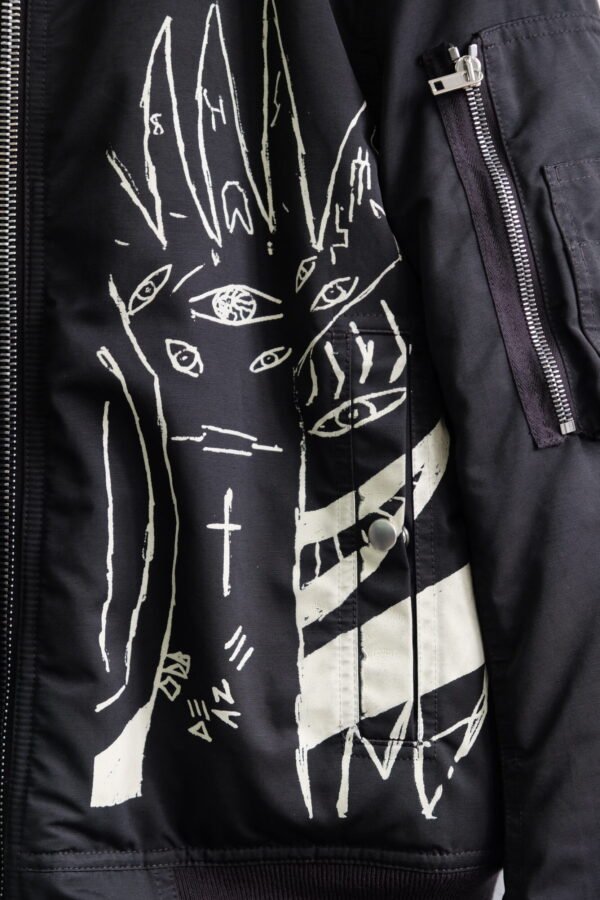 Rick Owens DRKSHDW Printed Bomber Jacket - Hình ảnh 4
