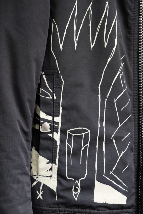 Rick Owens DRKSHDW Printed Bomber Jacket - Hình ảnh 5