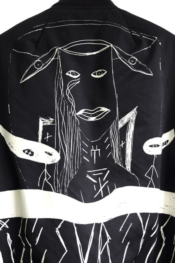 Rick Owens DRKSHDW Printed Bomber Jacket - Hình ảnh 6
