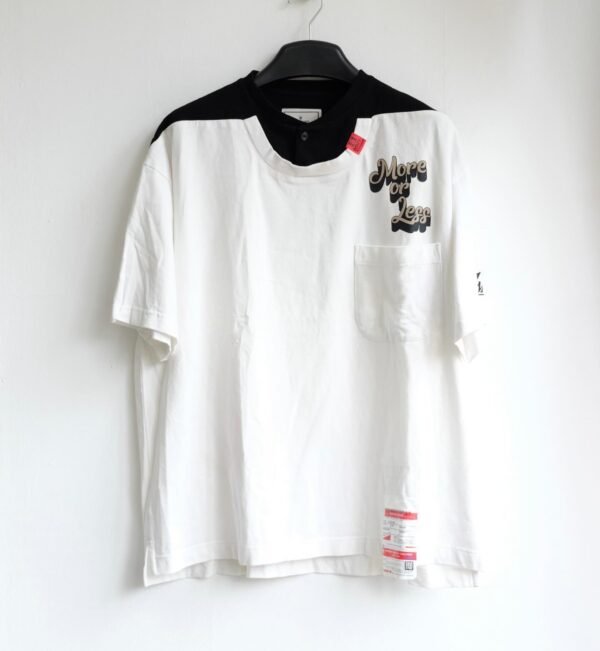 Maison MIHARA YASUHIRO Henry Neck Docking T Shirt