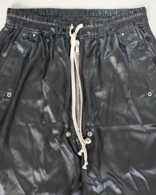 RICK OWENS Cropped Gethsemane Satin Black - Hình ảnh 2