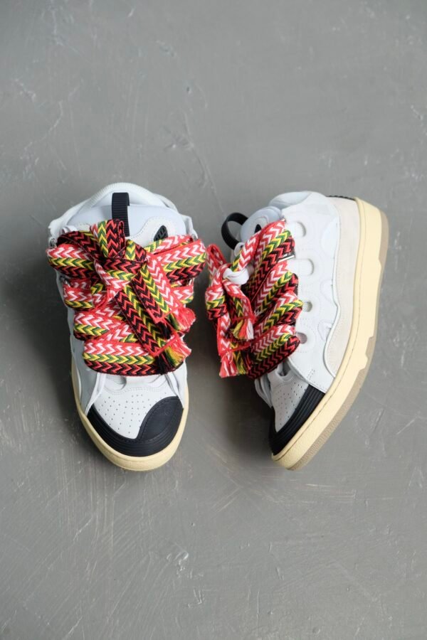 LANVIN Leather Curb Sneakers - Hình ảnh 2