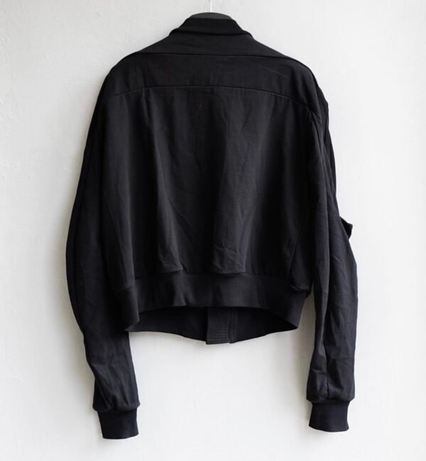 Rick Owens “FOGACHINE” Geth Jogger Bomber Jacket Black - Hình ảnh 3