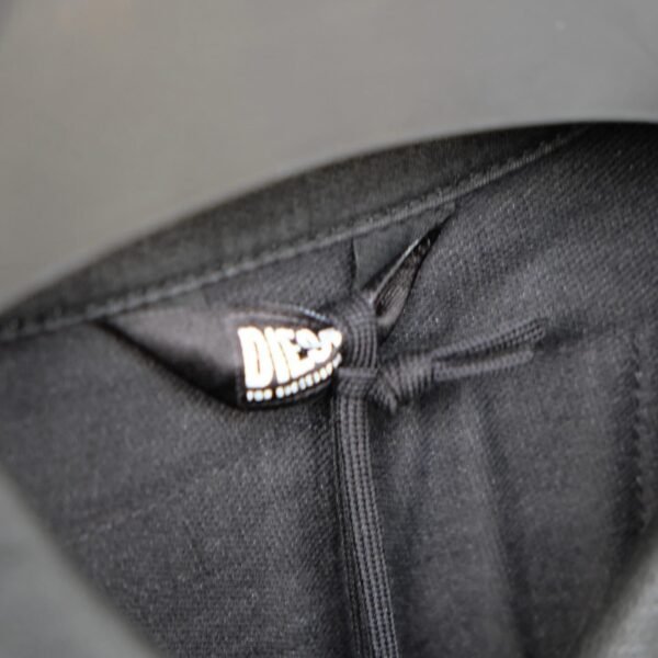 DIESEL Waxed Denim Jacket Black - Hình ảnh 3