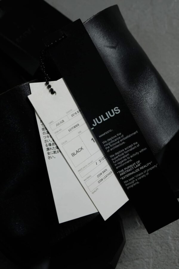 Julius 7 Leather Sandal / Black - Hình ảnh 2
