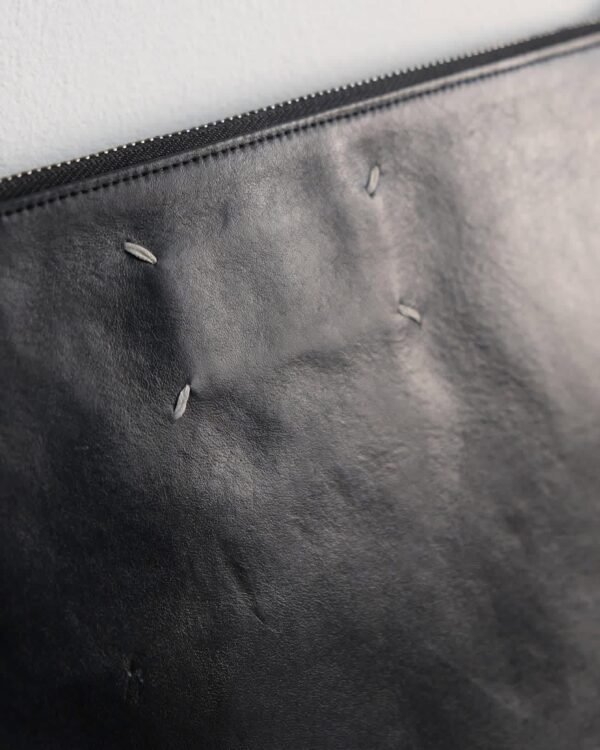 Maison Margiela Leather Metal Studs Clutch / Black - Hình ảnh 2