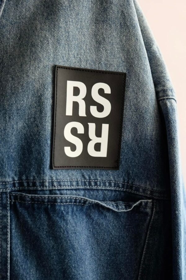 Raf Simons Faux Fur Lining Big Fit Denim Jacket / Blue - Hình ảnh 4