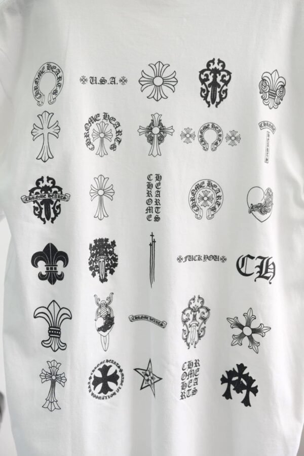 Chrome Hearts Multi Logo Tee Logo Blasted - Hình ảnh 2