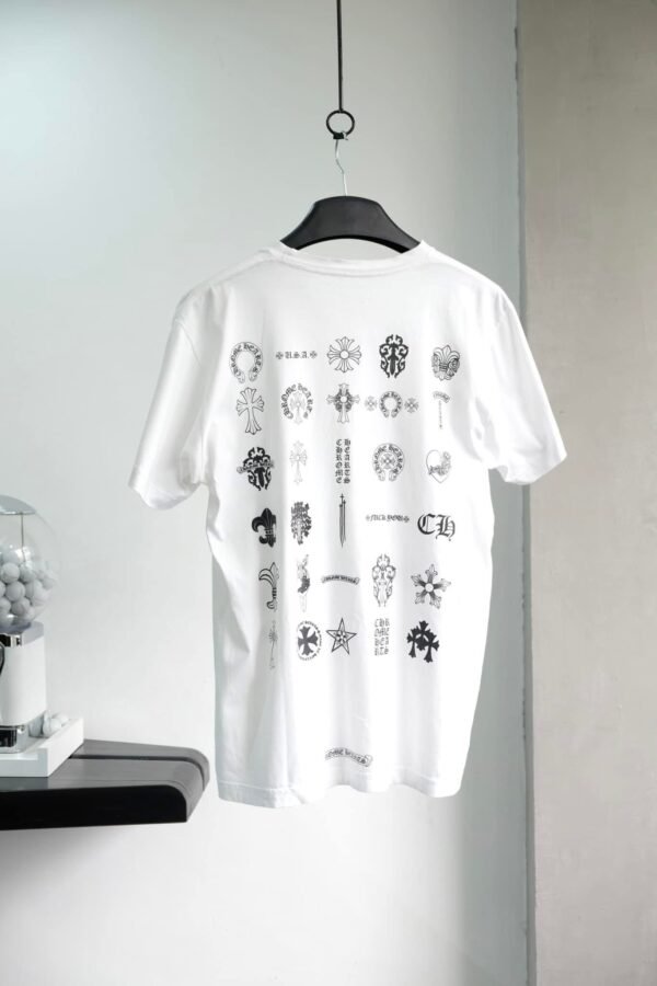 Chrome Hearts Multi Logo Tee Logo Blasted