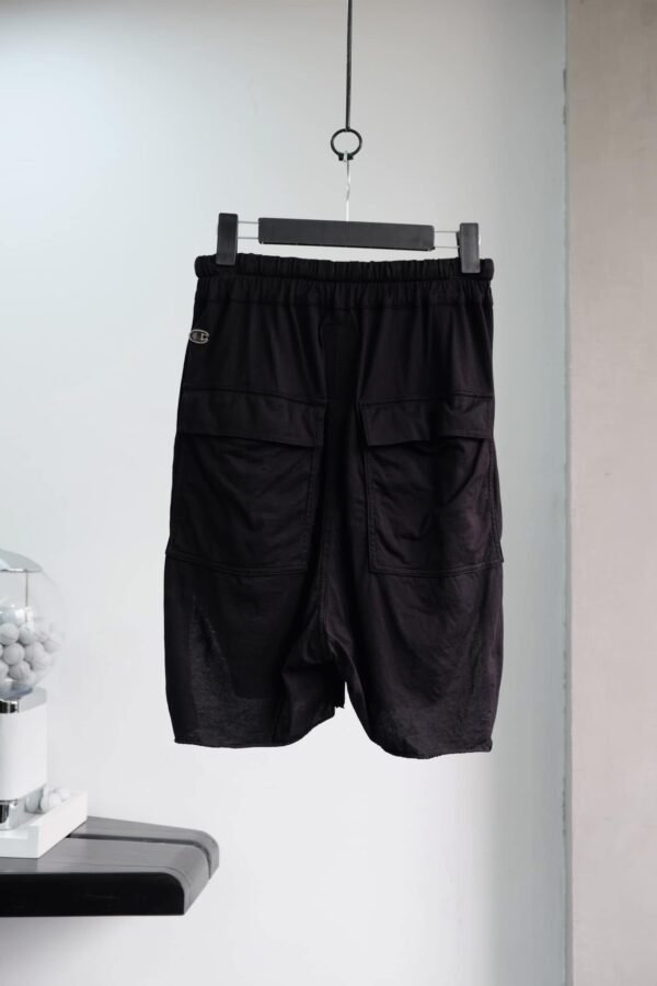 Rick Owens x Champion Casual Shorts Black - Hình ảnh 2