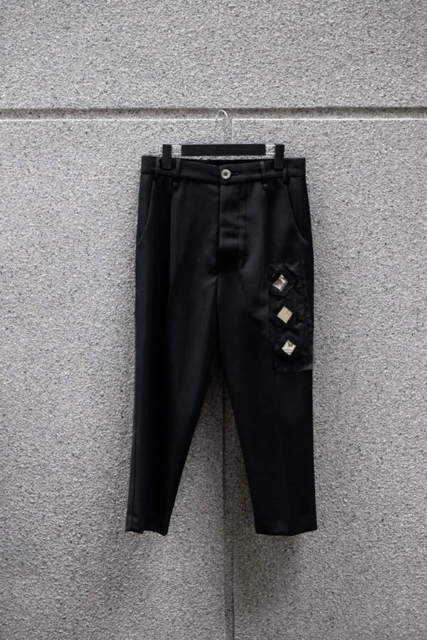 Song For The Mute 22.2 Mirror Cropped Trouser Pants