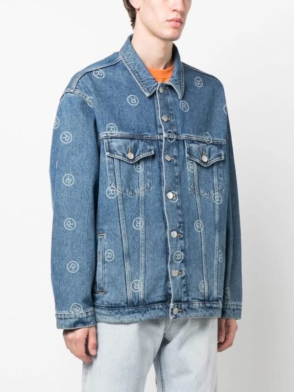 Martine Rose Denim Blue Oversized Jacket - Hình ảnh 2