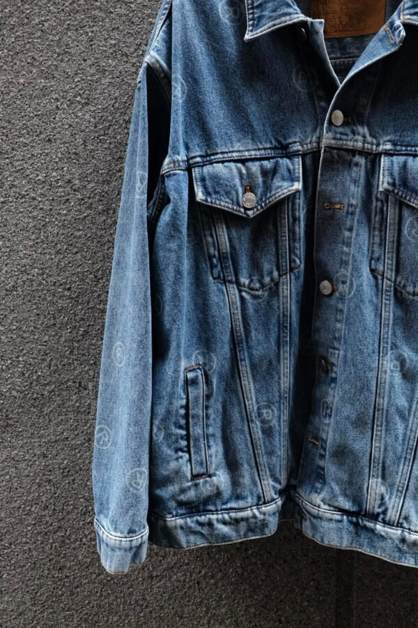 Martine Rose Denim Blue Oversized Jacket - Hình ảnh 3