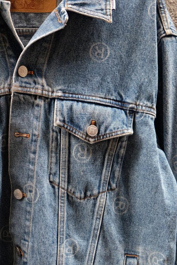Martine Rose Denim Blue Oversized Jacket - Hình ảnh 4