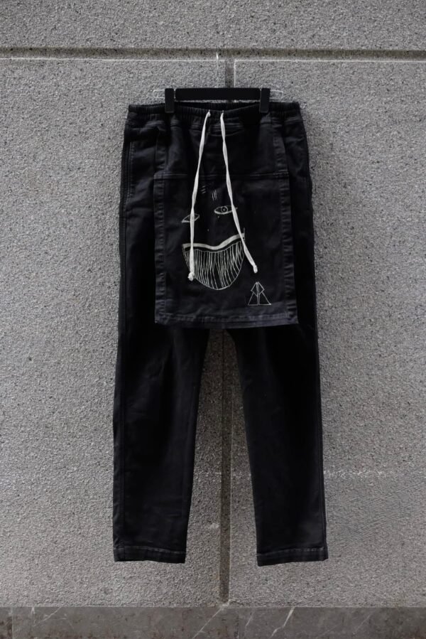 Rick Owens Drkshdw Black Toothface Belas Lounge Pants