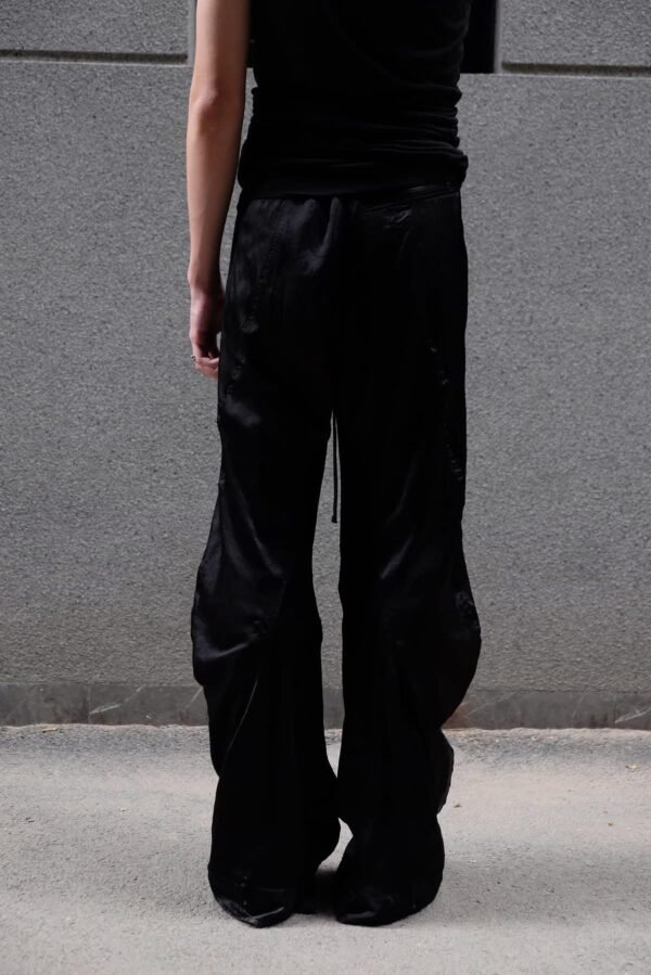 Julius Tapered Drawstring Waist Trousers Black - Hình ảnh 2
