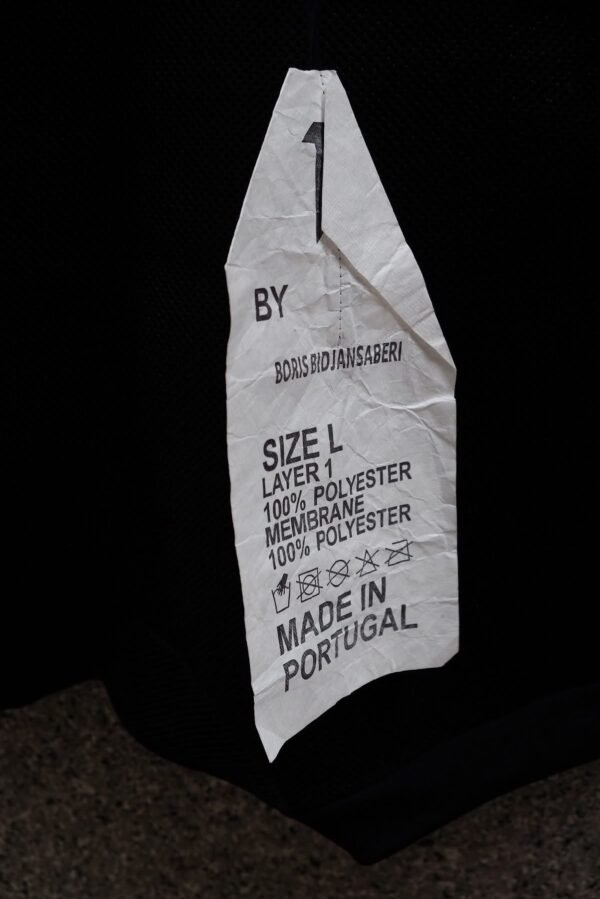 11 BY BORIS BIDJAN SABERI Layer 1 Polyester / Black - Hình ảnh 3