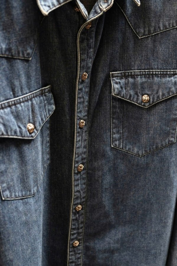Chrome Hearts Vintage Denim Western - Hình ảnh 3