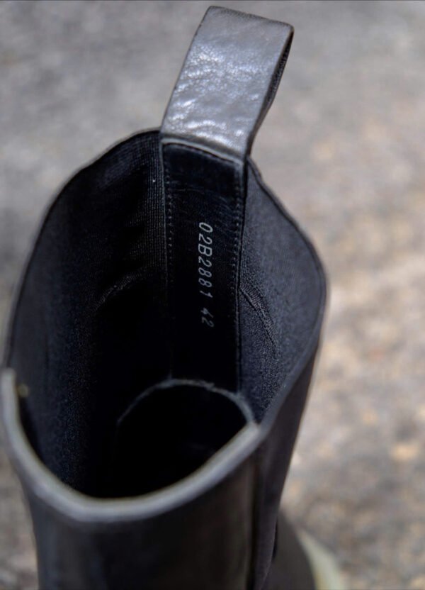 Rick Owens Beatle Bozo Tractor Clear Boots - Hình ảnh 2
