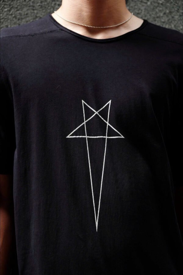 Rick Owens Pentagram Level T Shirts - Hình ảnh 4