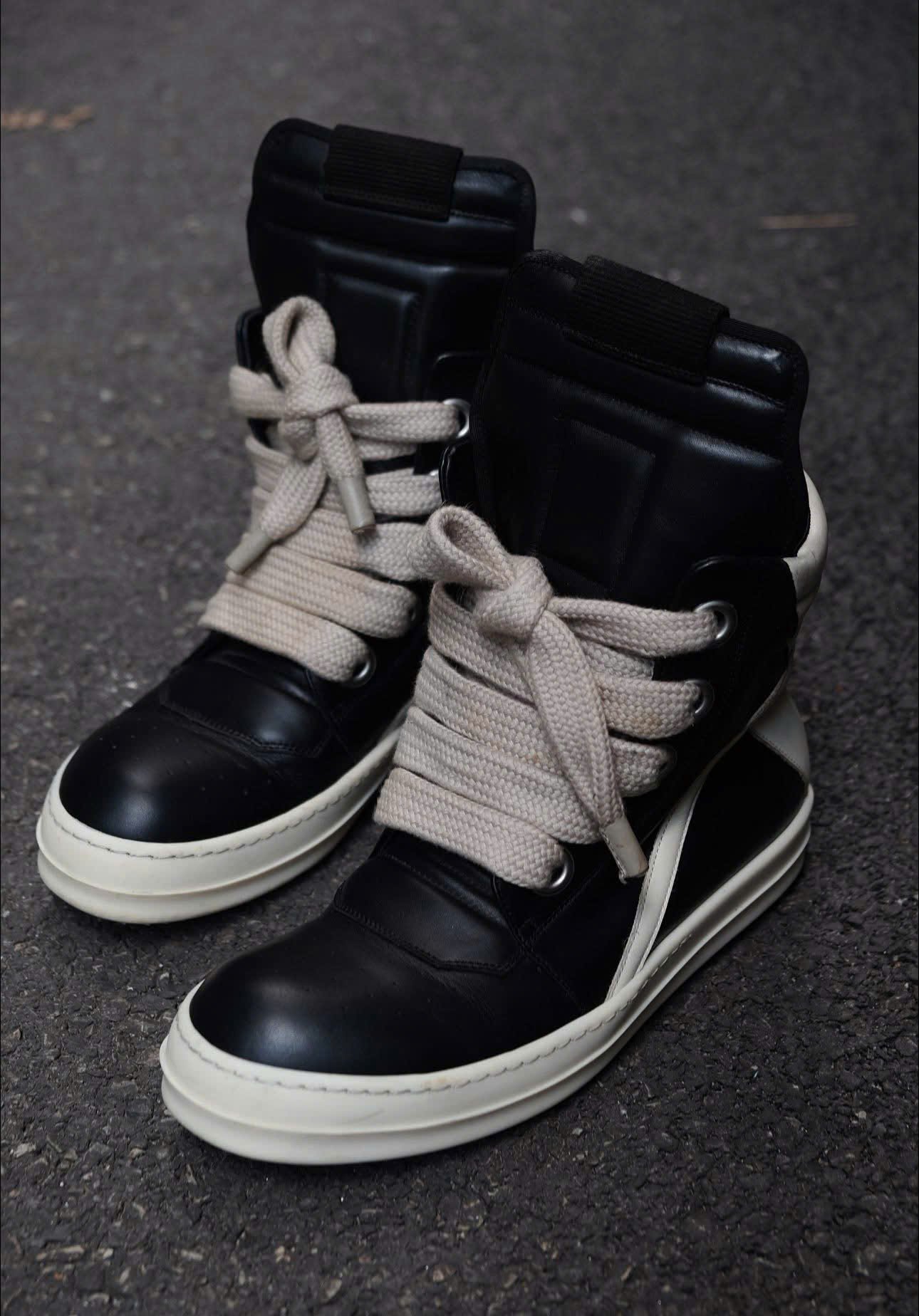 Rick Owens Geobasket Jumbo Laces