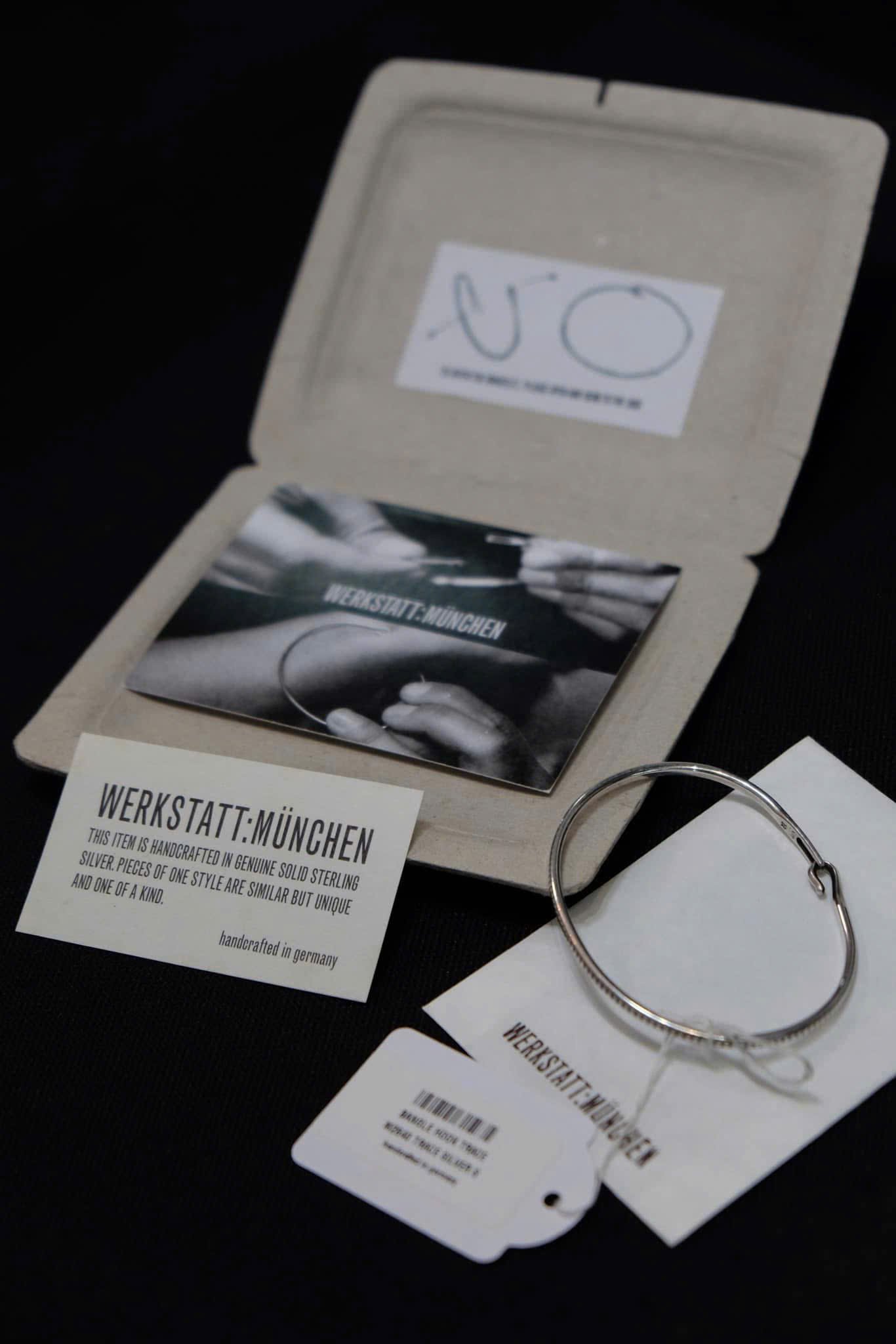WERKSTATT:MÜNCHEN Bangle Hook Trace Bracelet