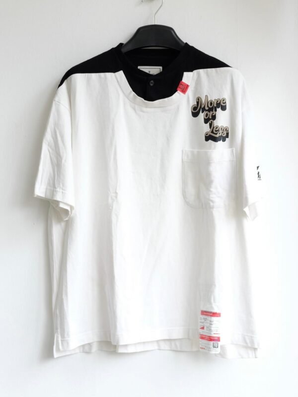 Maison MIHARA YASUHIRO Henry Neck Docking T Shirt