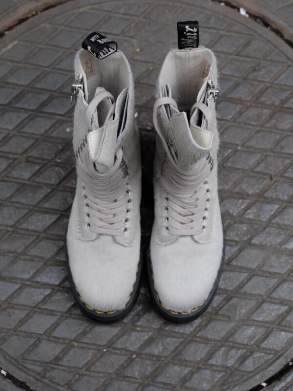 DR MARTENS × RICK OWENS QUAD SOLE CALF LENGTH BOOT