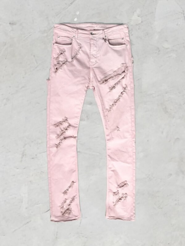 Rick Owens DRKSHDW Detroit Cut Jeans Pink