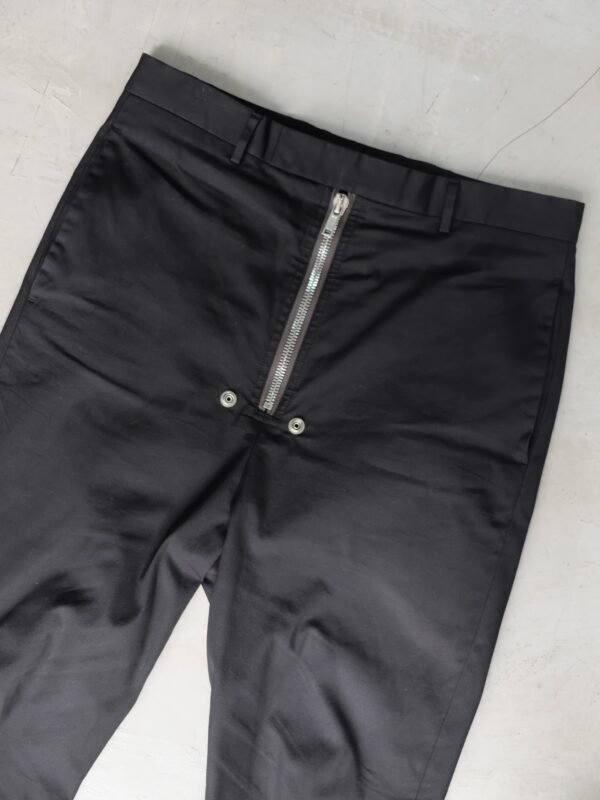 Rick Owens Black Bela Cropped Trousers Black