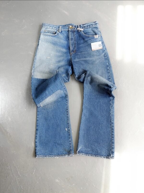 MAISON MIHARA YASUHIRO Two-Tone Straight Leg Jeans Runway Edition