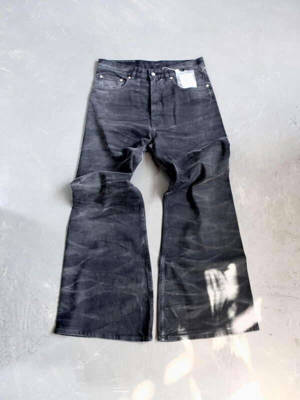 MM6 MAISON MARGIELA Crease Effect Wide Leg JeansMM6 MAISON MARGIELA Crease Effect Wide Leg Jeans