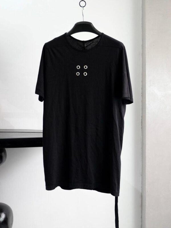 Rick Owens DRKSHDW Eyelet-Detailed Crewneck T-Shirt / Black