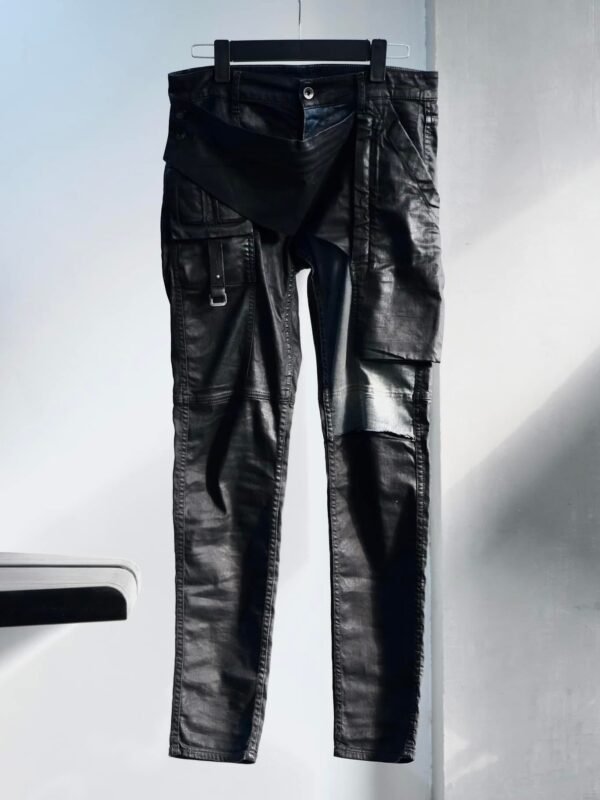 Rick Owens Memphis Waxed Denim Keyring Lightly