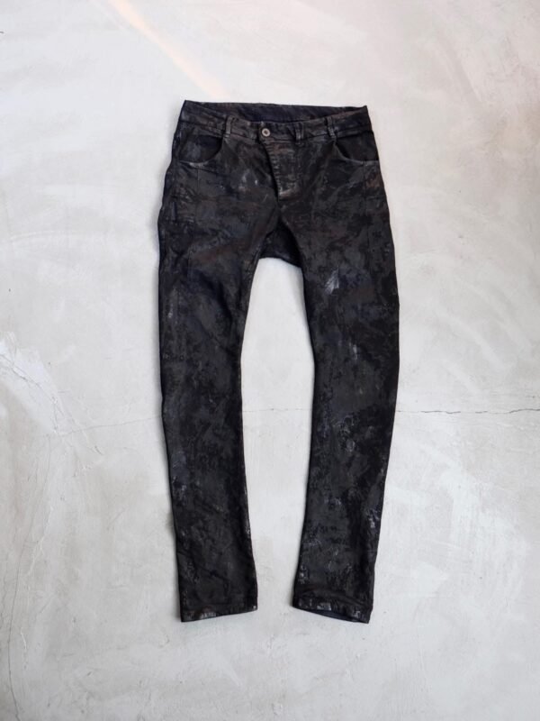 Boris Bidjan Saberi P13 TF Vinyl Processed Waxed Jeans