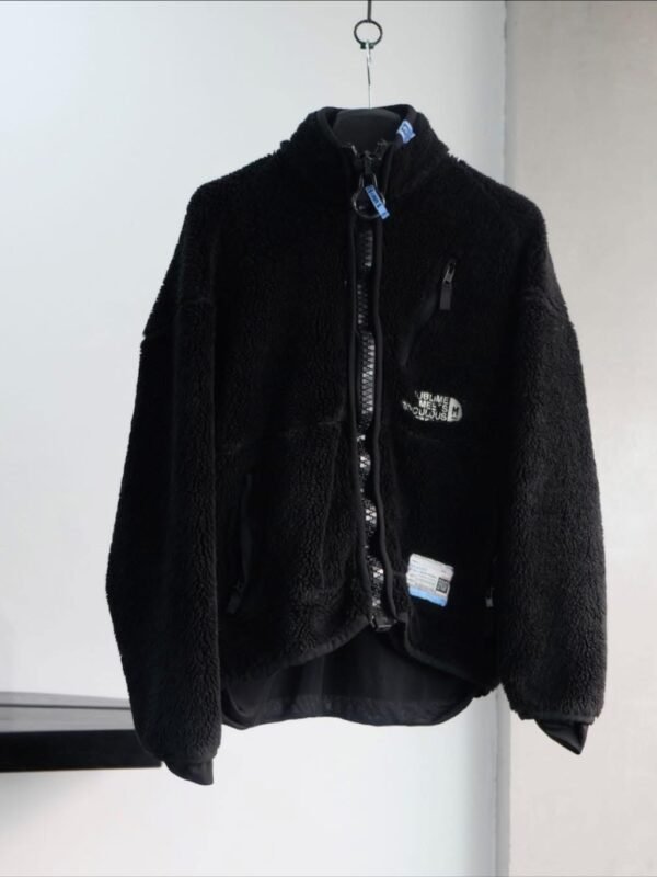 MIHARA YASUHIRO Black Wide Back Boa Blouson / Black