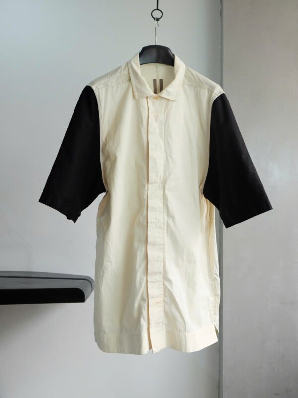 Rick Owens Drkshdw Shirt Natural and Black