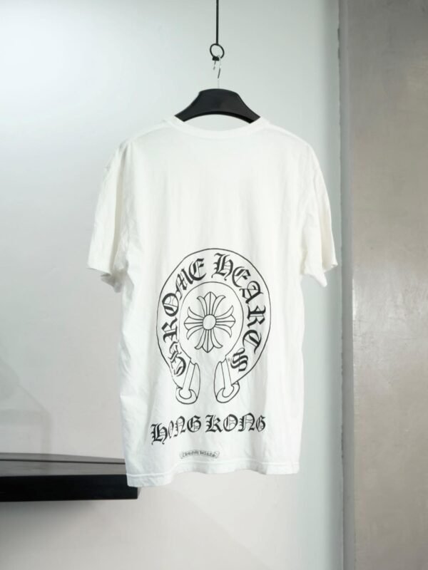 Chrome Hearts Horse Shoe Logo Pocket T-Shirt “White HK” Exclusive