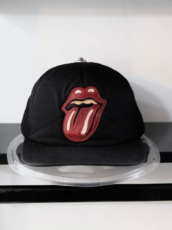 Chrome Hearts x Rolling Stones Leather Patch Trucker Hat
