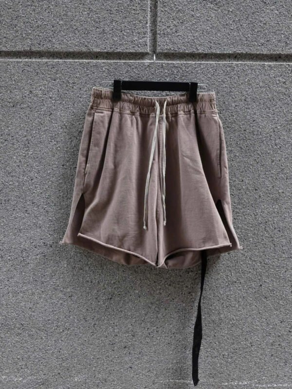 Rick Owens Drkshdw Jersy Trucker Cut-Off Short Brown