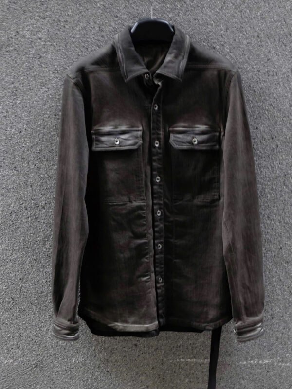Rick Owens Drkshdw Outer Shirt Dark Brown