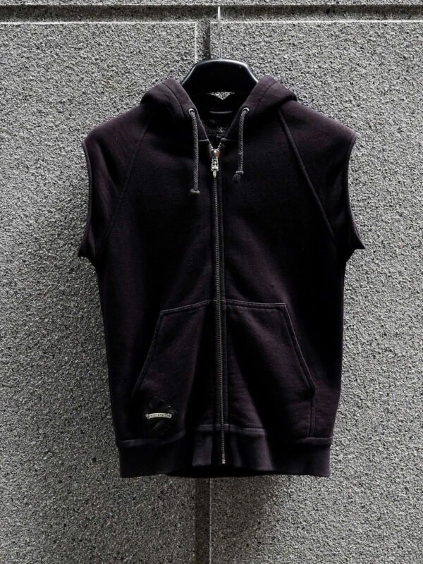 Chrome Hearts Vintage Dagger Zip Up Vest Hoodie JVP
